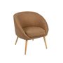 Armchairs - Gaia brown fabril armchair MU70017 - ANDREA HOUSE