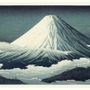 Affiches - Affiche Ukiyo-e, Mount Fuji. - THE DYBDAHL CO.