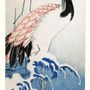 Poster - Poster Ukiyo-e, Crane  - THE DYBDAHL CO.