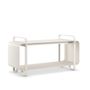 Rangements pour salle de bain - Banc Ninne - Blanc - ELDVARM