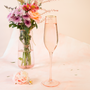 Cadeaux - Lot de 2 flûtes à champagne en cristal rose - CRISTINA RE