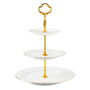 Platter and bowls - 3-Tier Ivory Cake Stand - CRISTINA RE