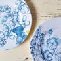 Céramique - Assiettes d'été bleues - FRANCESCA COLOMBO