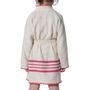 Children's bathtime - KIDS BATHROBE HOODED  COTTON  HANDMADE - LALAY