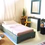 Beds -  Bed Calypso Solid wooden - LIVING MEDITERANEO