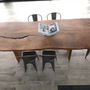 Dining Tables - SOPHIE table in old oak - FOR ME LAB