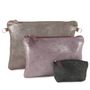 Leather goods - Suede and fish scales aspect leather purse WITHSUNDAYS 26 - C-OUI