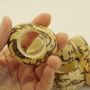 Sarongs - Large ring of Tagua. Vegetal ivory. Round napkin or pareo decoration - TIERRATAGUA & CREATIERRA