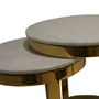 Autres tables  - table d'appoint Pluie d'or ensemble de 2 - VAN ROON LIVING
