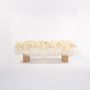 Objets design - Banc ours polaire pied en bois - APCOLLECTION