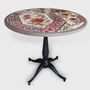 Dining Tables - Organic round tables in enamelled lava - ATELIER PÉPITE DE LAVE