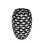 Vases - B&W Resonance Barrel Vase Medium - SYNCHROPAINT