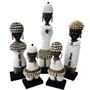 Objets de décoration - Poupées namji, poupées africaines, déco ethnique, objet de décoration, poupées en bois et perle ou poupées de fertilité ou poupées pour décoration d'intérieur - HOME DECOR FR