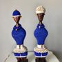 Decorative objects - Namji dolls, african dolls, ethnic deco, decorative object, wooden and pearl dolls or fertility dolls or dolls for home decoration - HOME DECOR FR