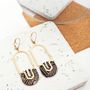 Jewelry - dangling earrings VIKI - PEAU DE FLEUR