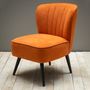 Armchairs - Orange Hopper Armchair - CHEHOMA