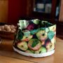 Plats et saladiers - Corbeille en tissu imprimé Pommes - MARON BOUILLIE