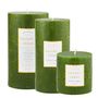 Christmas garlands and baubles - ILLUME Etched Pillar Candle  - LOLLIA