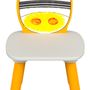 Children's tables and chairs - CHAIR SAFARI: ZEBRA - ULYSSE COULEURS D'ENFANCE