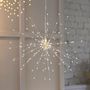 Christmas garlands and baubles - Hanging Starburst Decorative Light  - LIGHT STYLE LONDON