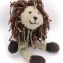 Soft toy - Bob the Lion - Durable, Handmade Soft Toy from Fair Trade - KENANA KNITTERS