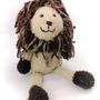 Soft toy - Bob the Lion - Durable, Handmade Soft Toy from Fair Trade - KENANA KNITTERS