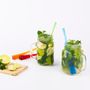 Kitchen utensils - REUSABLE COCKTAIL MUDDLER-STRAW - SET OF 6 - VARIOUS COLOR - M&CO