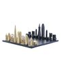 Objets design - Édition Spéciale Bronze massif de luxe (Combinaison de deux villes) - SKYLINE CHESS LTD