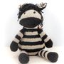 Soft toy - Zebra - Durable, handmade, fair trade plush - KENANA KNITTERS