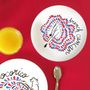 Gifts - DESSERT PLATES - THE FRENCHY - PIED DE POULE