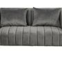 Office seating - Comfort couch grey velvet - SOCADIS