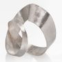 Goldsmithing - sculpture bracelet - Moebius. Sterling Silver. - CHIARA DE FILIPPIS