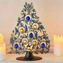 Guirlandes et boules de Noël - arbre de noël sainte famille - KOELNSCHAETZE