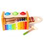 Toys - Hammering case and retractable xylophone - HAPE