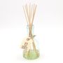 Scent diffusers - Vintage style 100% recycled glass reed diffusers in brown paper bags - WAX DESIGN - BARCELONA
