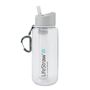 Travel accessories - Bottle with water filter 1L, BPA-free plastic, clear - LIFESTRAW®