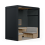 Solutions acoustiques - Salle de réunion ouverte - Cabine acoustique 4 personnes  - ROOM