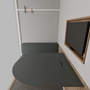 Solutions acoustiques - Salle de réunion ouverte - Cabine acoustique 4 personnes  - ROOM