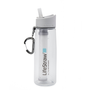 Accessoires de voyage - Gourde 0.65L avec filtre à eau, en plastique sans BPA, transparent - LIFESTRAW®