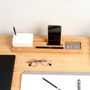 Gifts - Toblerono Organizer  + Mini Toblerono - set of wood desk organizer and memo pad paper block - PULP SHOP