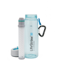 Travel accessories - Bottle with water filter 0.65L, BPA-free plastic, clear blue - LIFESTRAW®