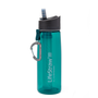 Travel accessories - Bottle with water filter 0.65L, BPA-free plastic, dark teal - LIFESTRAW®