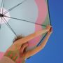 Objets design - Parasol de plage - Pop-grass rose azur - Klaoos - KLAOOS
