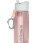 Accessoires de voyage - Gourde 0.65L avec filtre à eau, en plastique sans BPA, coral - LIFESTRAW®