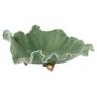 Decorative objects - Large leaf shape porcelain bowl - G & C INTERIORS A/S