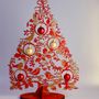 Guirlandes et boules de Noël - décoration de table arbre de noël branches de gui, 40 cm - KOELNSCHAETZE