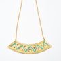 Jewelry - VERMEIL EMBROIDERED HOOPS - OMBRE CLAIRE