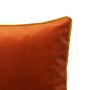 Fabric cushions - ORANGE VELVET CUSHION - MAISON LEVY