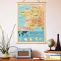 Other wall decoration - Poster New map of France vintage - PAPPUS ÉDITIONS