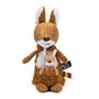 Soft toy - Allezou the Kangaroo Mom & Baby Brown Sugar - DEGLINGOS